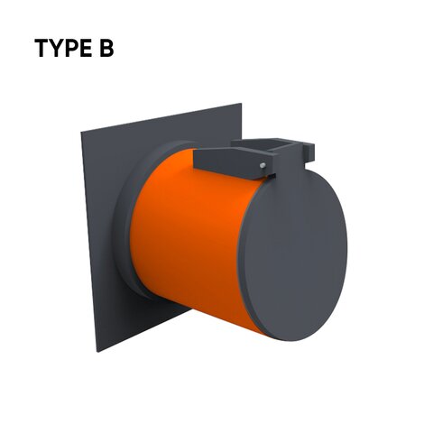 Válvula de clapeta - Brida