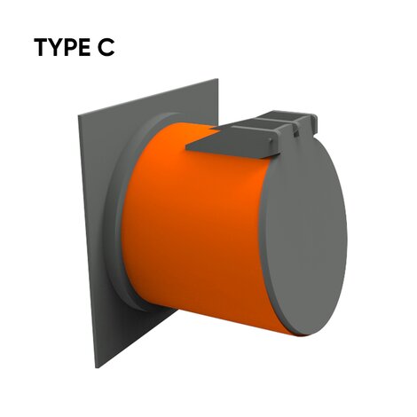 Válvula de clapeta - Brida
