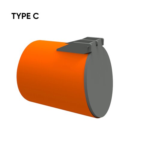 Válvula de clapeta - Macho