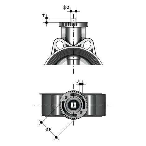 ACTUATOR MOUNTING FLANGE