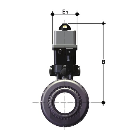 acciones ordinarias - VÁLVULA DE BOLA DE 2 VÍAS CON CONTROL ELÉCTRICO EASYFIT