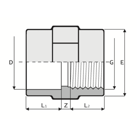GO3 - Pieza en ángulo de 90