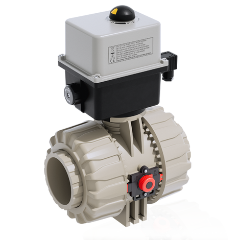 VKDIM/CE 24 V AC/DC - DUAL BLOCK® Válvula de bola de 2 vías de accionamiento eléctrico DN 65:100