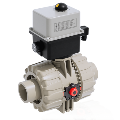 VKDDM/CE 90-240 V AC - DUAL BLOCK® Válvula de bola de 2 vías de accionamiento eléctrico DN 65:100
