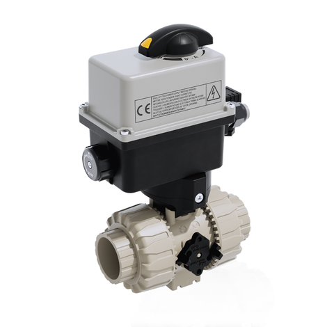 VKDIM/CE 24 V AC/DC - DUAL BLOCK® Válvula de bola de 2 vías de accionamiento eléctrico DN 10:50