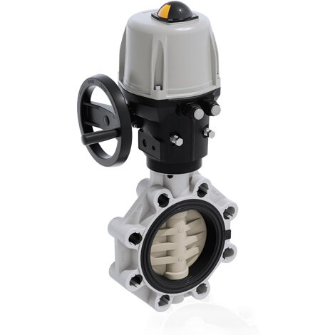 FKOM/CE 24V AC/DC - Válvula de mariposa de accionamiento eléctrico DN 125:200