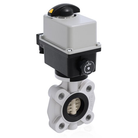 FKOM/CE 90-240V AC LUG ANSI - Válvula de mariposa de accionamiento eléctrico DN 65:100