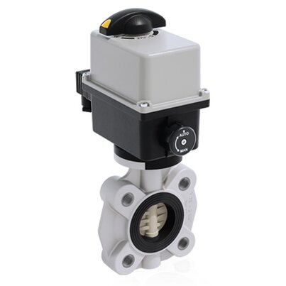 FKOM/CE 90-240V AC LUG ISO-DIN - Válvula de mariposa de accionamiento eléctrico DN 65:100