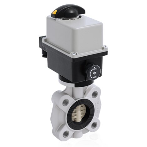 FKOM/CE 90-240V AC LUG ISO-DIN - Válvula de mariposa de accionamiento eléctrico DN 65:100