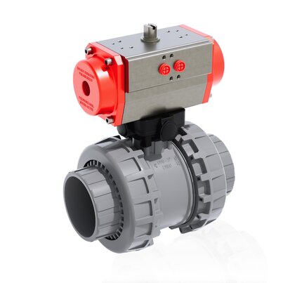 VXEIC/CP NC - Válvula de bola de accionamiento neumático Easyfit de 2 vías DN 65:100