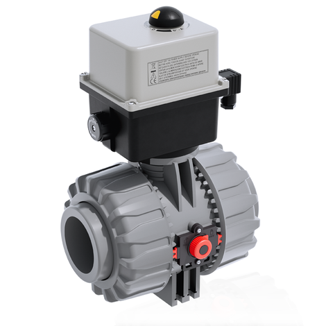 VKDAC/CE 90-240 V AC - DUAL BLOCK® Válvula de bola de 2 vías de accionamiento eléctrico DN 65:100