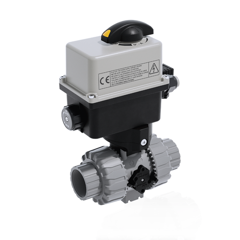 VKDNC/CE 24 V AC/DC - DUAL BLOCK® Válvula de bola de 2 vías de accionamiento eléctrico DN 10:50