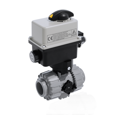 VKDAC/CE 90-240 V AC - Válvula de bola de 2 vías DUAL BLOCK® DN 10:50 de accionamiento eléctrico