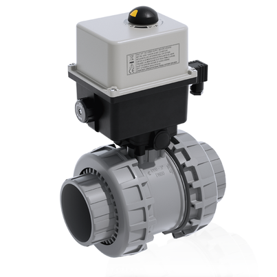 VXEIC/CE 24 V AC/DC - Válvula de bola de 2 vías EASYFIT DN 65:100 de accionamiento eléctrico