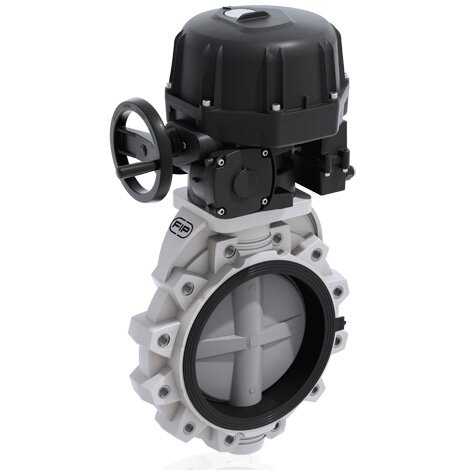 FKOC/CE 24V AC/DC LUG ANSI - Válvula de mariposa de accionamiento eléctrico DN 250:300