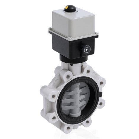 FKOC/CE 24V AC/DC LUG ISO-DIN - Válvula de mariposa de accionamiento eléctrico DN 125:200