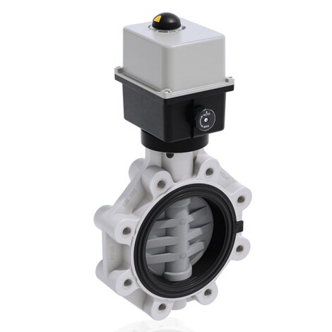 FKOC/CE 90-240V AC LUG ISO-DIN - Válvula de mariposa de accionamiento eléctrico DN 125:200