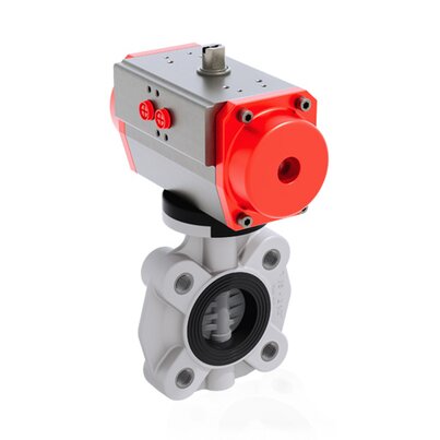 FKOC/CP NC LUG ISO-DIN - Válvula de mariposa de accionamiento neumático DN 65