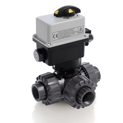 TKDGV/CE 24 V AC/DC - DUAL BLOCK® Válvula de bola de 3 vías de accionamiento eléctrico DN 10:50