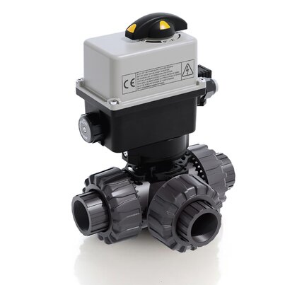 TKDNV/CE 90-240 V AC - DUAL BLOCK® Válvula de bola de 3 vías de accionamiento eléctrico DN 10:50