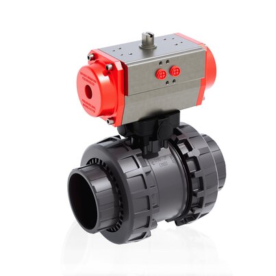 VXEIV/CP NC - Válvula de bola de accionamiento neumático Easyfit de 2 vías DN 65:100