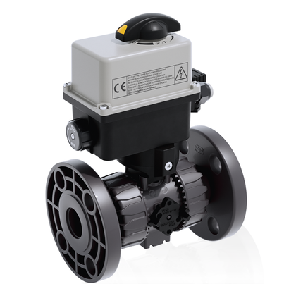 VKROV/CE 24 V AC/DC 4-20 mA - Válvula de bola de accionamiento eléctrico de 2 vías DUAL BLOCK® DN 10:50