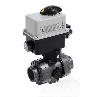 VKRFV/CE 24 V AC/DC 4-20 mA - Válvula de bola de accionamiento eléctrico de 2 vías DUAL BLOCK® DN 10:50