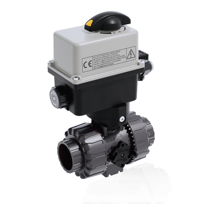 VKRIV/CE 24 V AC/DC 4-20 mA - Válvula de bola de accionamiento eléctrico de 2 vías DUAL BLOCK® DN 10:50