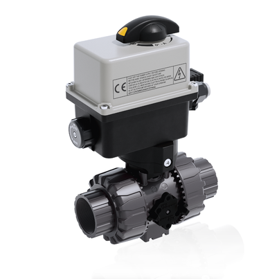 VKRGV/CE 90-240 V AC 4-20 mA - Válvula de bola de accionamiento eléctrico de 2 vías DUAL BLOCK® DN 10:50