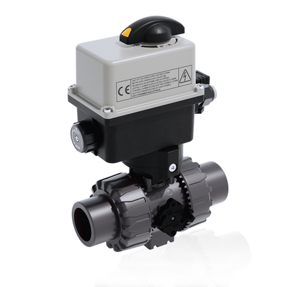VKRJV/CE 90-240 V AC 4-20 mA - Válvula de bola de 2 vías DUAL BLOCK® DN 10:50 de accionamiento eléctrico