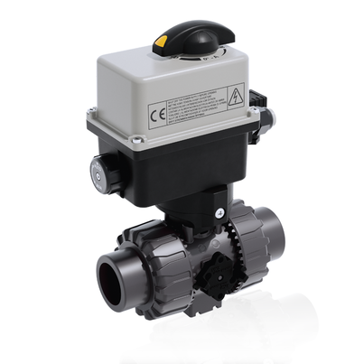 VKRAV/CE 90-240 V AC 4-20 mA - Válvula de bola de accionamiento eléctrico de 2 vías DUAL BLOCK® DN 10:50