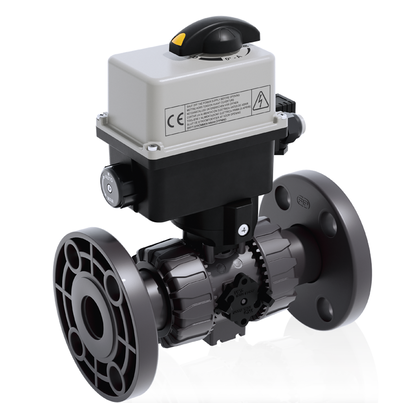 VKROAV/CE 24 V AC/DC 4-20 mA - Válvula de bola de accionamiento eléctrico de 2 vías DUAL BLOCK® DN 10:50