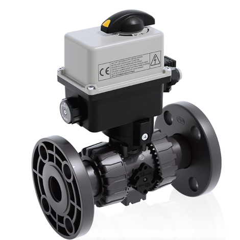 VKROAV/CE 90-240 V AC 4-20 mA - Válvula de bola de control eléctrico de 2 vías DUAL BLOCK® DN 10:50