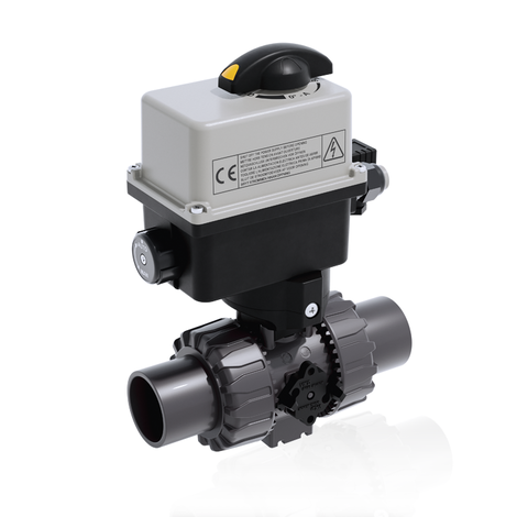 VKDJV/CE 24 V AC/DC - DUAL BLOCK® Válvula de bola de 2 vías de accionamiento eléctrico DN 10:50