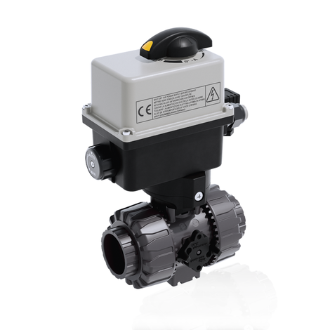 VKDLV/CE 90-240 V AC - DUAL BLOCK® Válvula de bola de 2 vías de accionamiento eléctrico DN 10:50