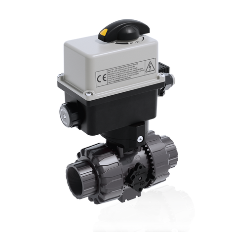 VKDFV/CE 24 V AC/DC - DUAL BLOCK® Válvula de bola de 2 vías de accionamiento eléctrico DN 10:50