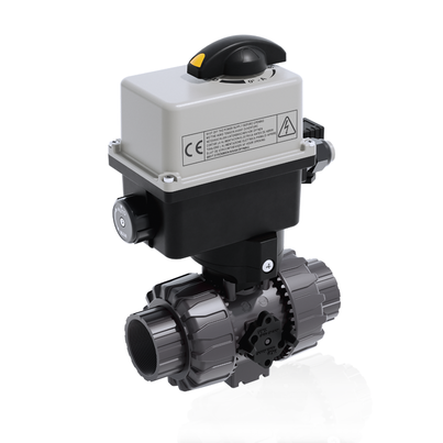 VKDFV/CE 90-240 V AC - DUAL BLOCK® Válvula de bola de 2 vías de accionamiento eléctrico DN 10:50