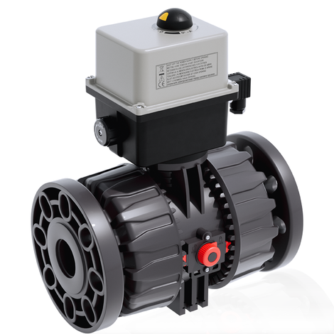 VKDOV/CE 24 V AC/DC - DUAL BLOCK® Válvula de bola de 2 vías de accionamiento eléctrico DN 65:100