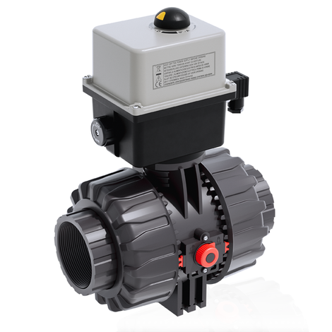 VKDGV/CE 90-240 V AC - DUAL BLOCK® Válvula de bola de 2 vías de accionamiento eléctrico DN 65:100