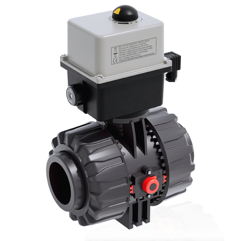 VKDAV/CE 24 V AC/DC - DUAL BLOCK® Válvula de bola de 2 vías de accionamiento eléctrico DN 65:100