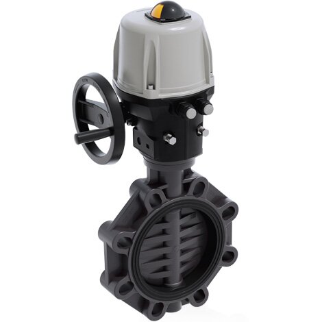 FEOV/CE 24V AC/DC - Válvula de mariposa de accionamiento eléctrico DN 200