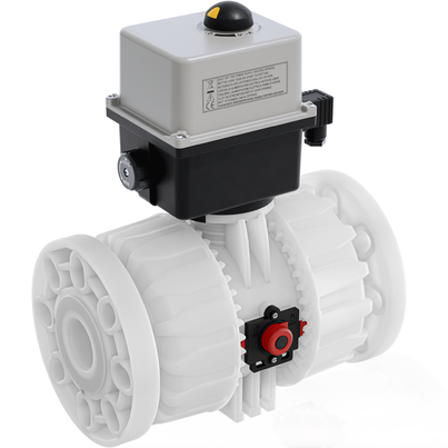 VKDOF - VKDOAF /CE 90-240 V AC - Válvula de bola de 2 vías DUAL BLOCK® DN 65:100 de accionamiento eléctrico