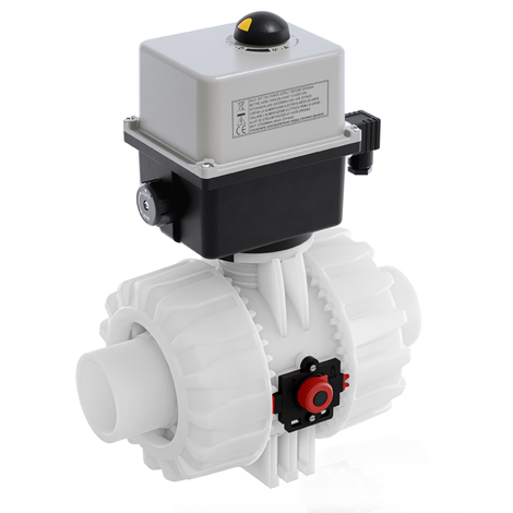 VKDDF/CE 24 V AC/DC - DUAL BLOCK® Válvula de bola de 2 vías de accionamiento eléctrico DN 65:100