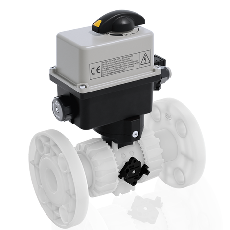 VKDOAF/CE 24 V AC/DC - DUAL BLOCK® Válvula de bola de 2 vías de accionamiento eléctrico DN 10:50