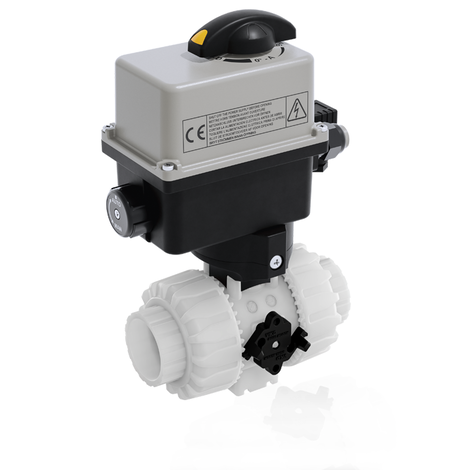 VKDIF/CE 24 V AC/DC - Válvula de bola de 2 vías con accionamiento eléctrico DUAL BLOCK® DN 10:50