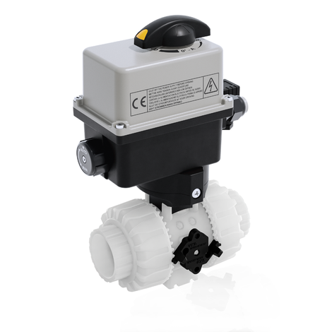 VKRIF/CE 90-240 V AC 4-20 mA - Válvula de bola de 2 vías DUAL BLOCK® DN 10:50 de accionamiento eléctrico