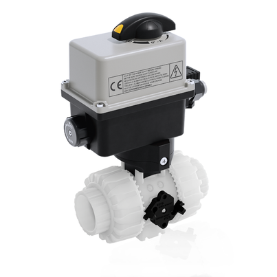 VKRIF/CE 24 V AC/DC 4-20 mA - Válvula de bola de accionamiento eléctrico de 2 vías DUAL BLOCK® DN 10:50