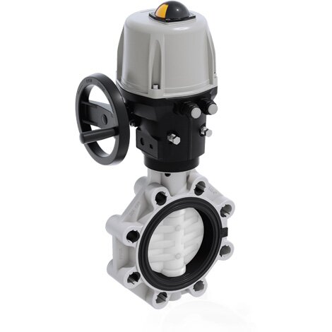 FKOF/CE 24V AC/DC - Válvula de mariposa de accionamiento eléctrico DN 125:200