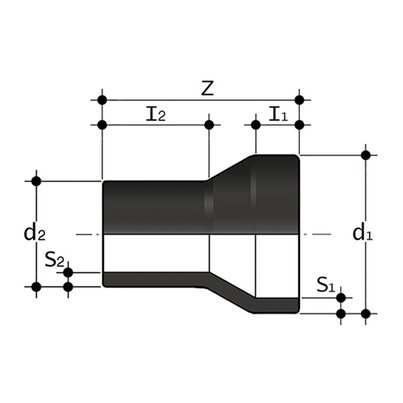 RDE SDR11 - Reducción concéntrica