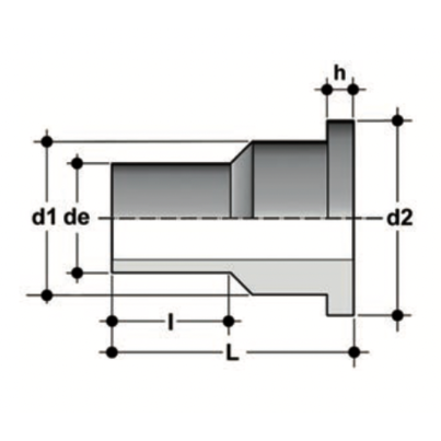 QBM PN6 SDR 17,6 - S 8,3 - Collarín de brida